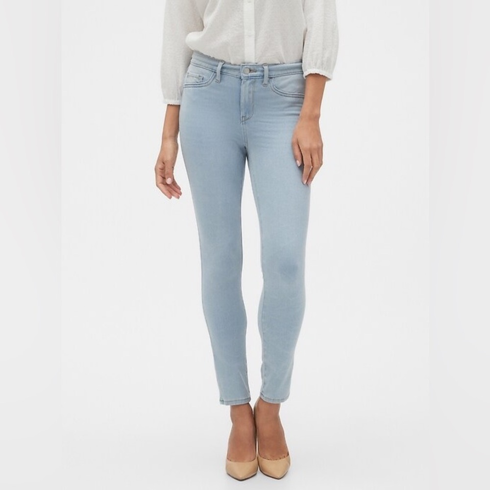 Banana Republic Light Wash Super Stretch Skinny Jeans Y2K Girl Petite 24/00